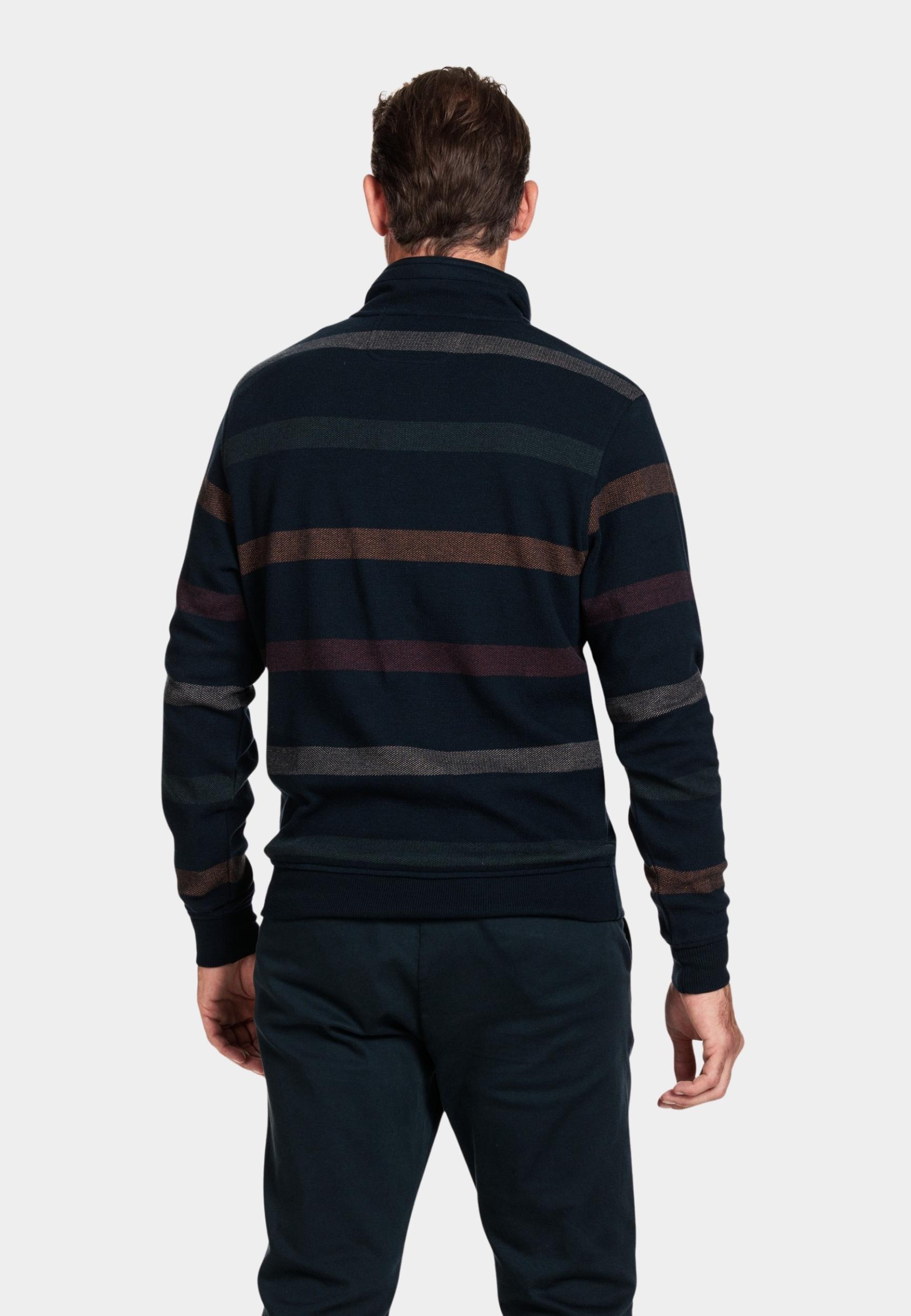 Baileys Half Zip Groen Sweatshirt 1/2 Zip  Jacquard 323198/79