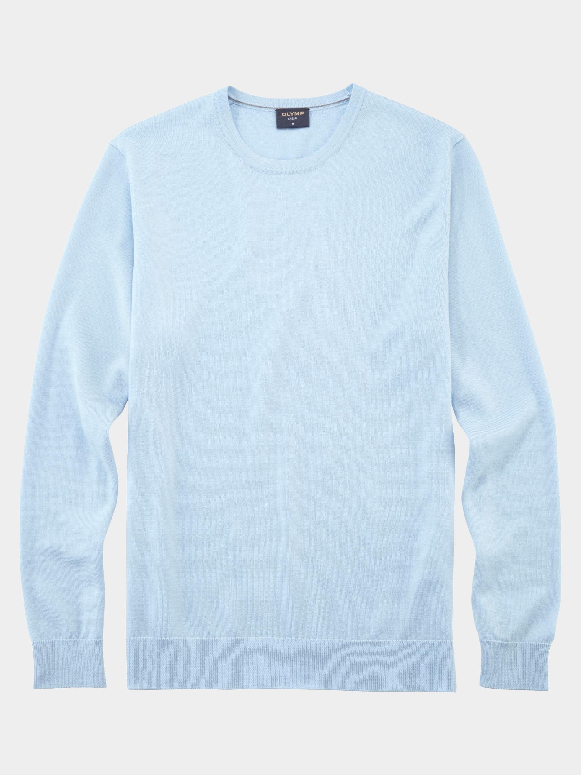 Olymp Pullover Blauw R-Pullover Basic Merino 015011/10