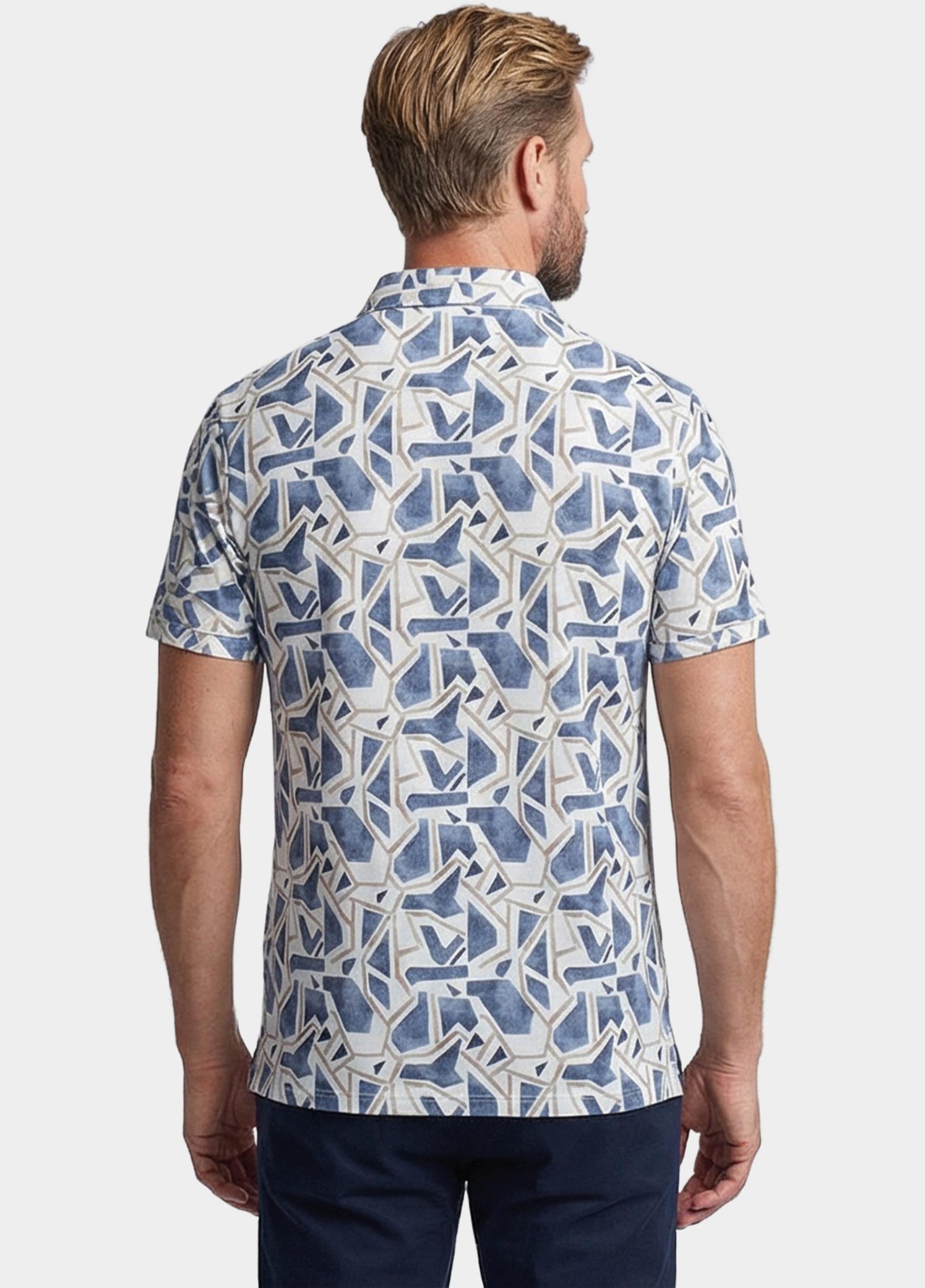 Giordano Polo heren Blauw Formentini Short Sleeve Polo 616556/60