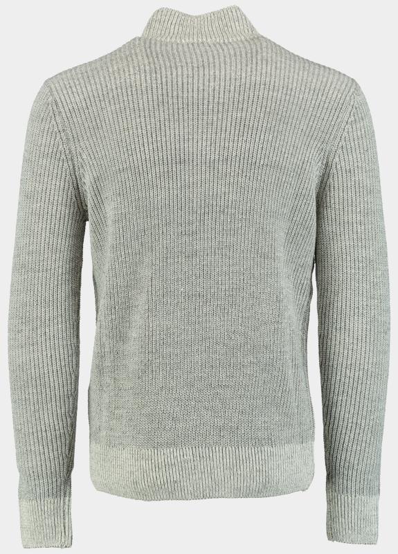 Bos Pullover Beige Half Zip grof 4356225/158A