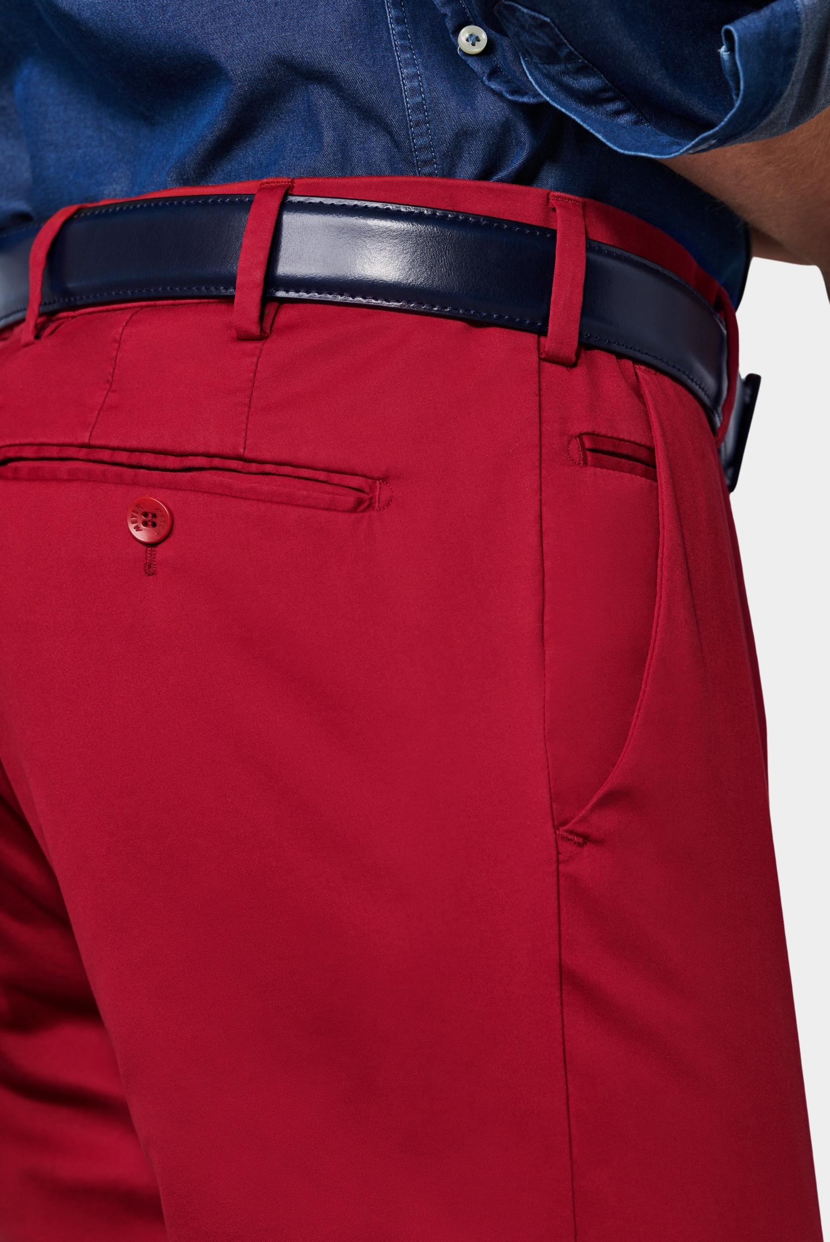 Meyer Katoenen Broek Rood BONN Art.1-8096 1021809600/55