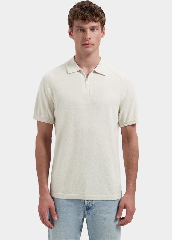 Dstrezzed Polo korte mouw Beige Pettar Polo 421014-SS26/107