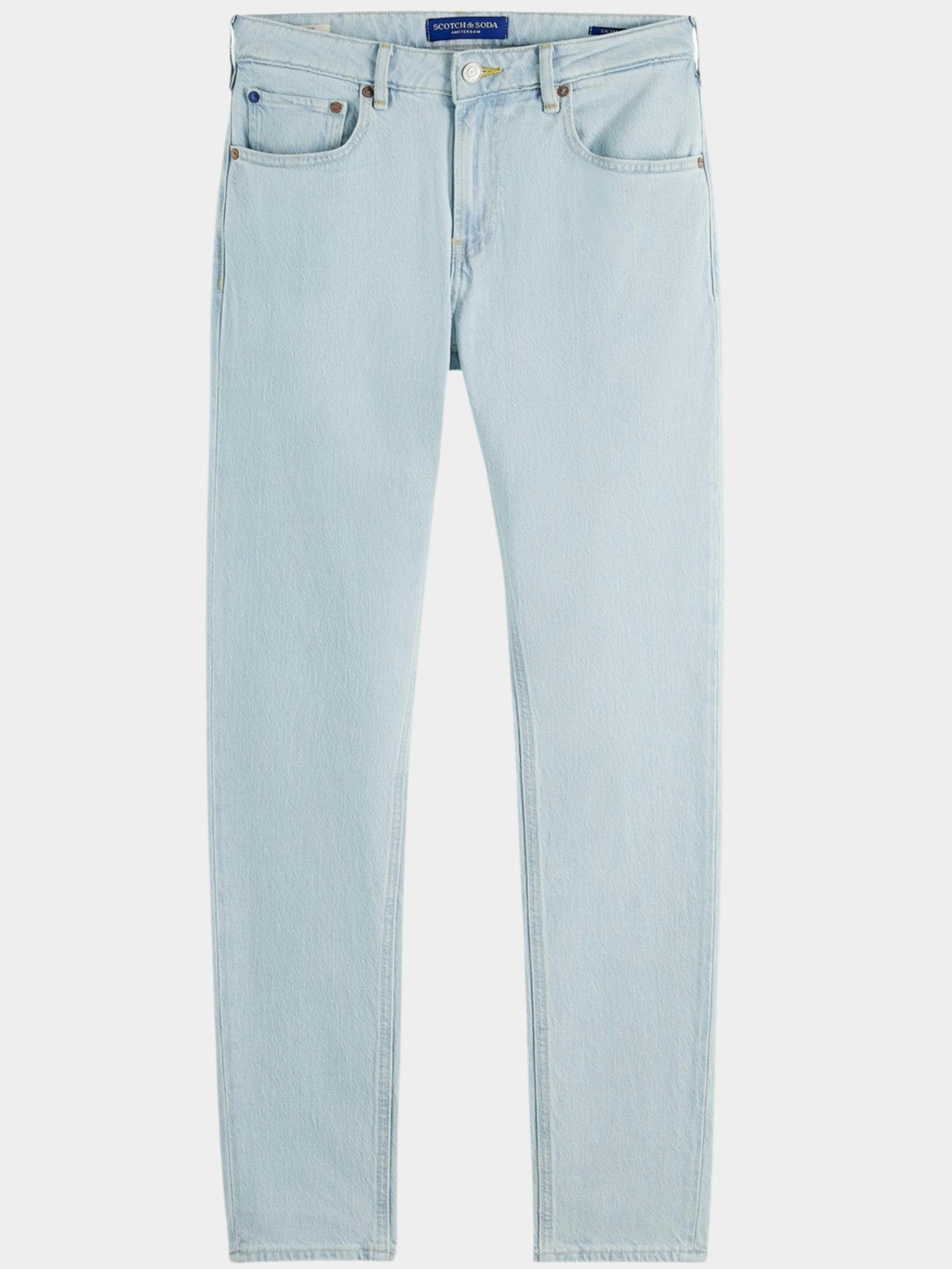Scotch & Soda 5-Pocket Jeans Blauw Skim super slim jeans - Sky sp 164821/4373