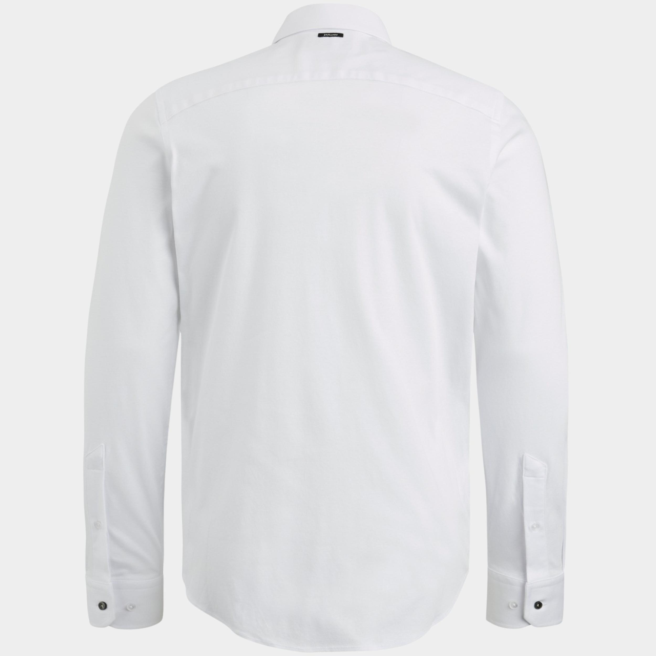 Vanguard Casual hemd lange mouw Wit Long Sleeve Shirt CF Double S VSI2308200/7003