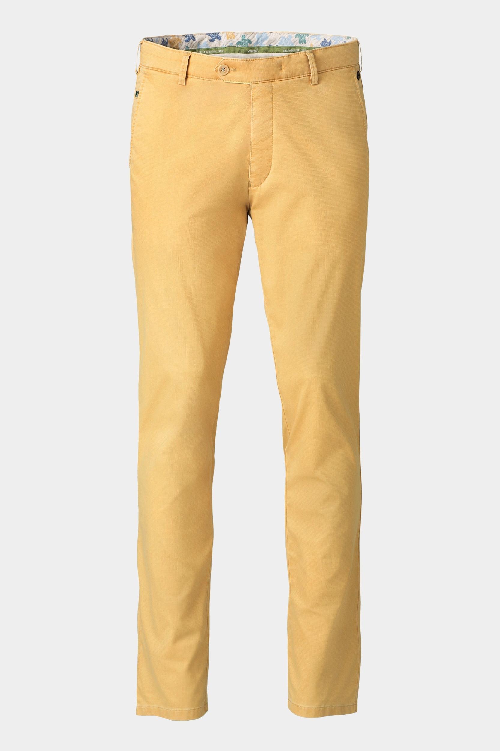 Meyer Katoenen Broek Geel ROMA Art.1-5058 1151505800/42