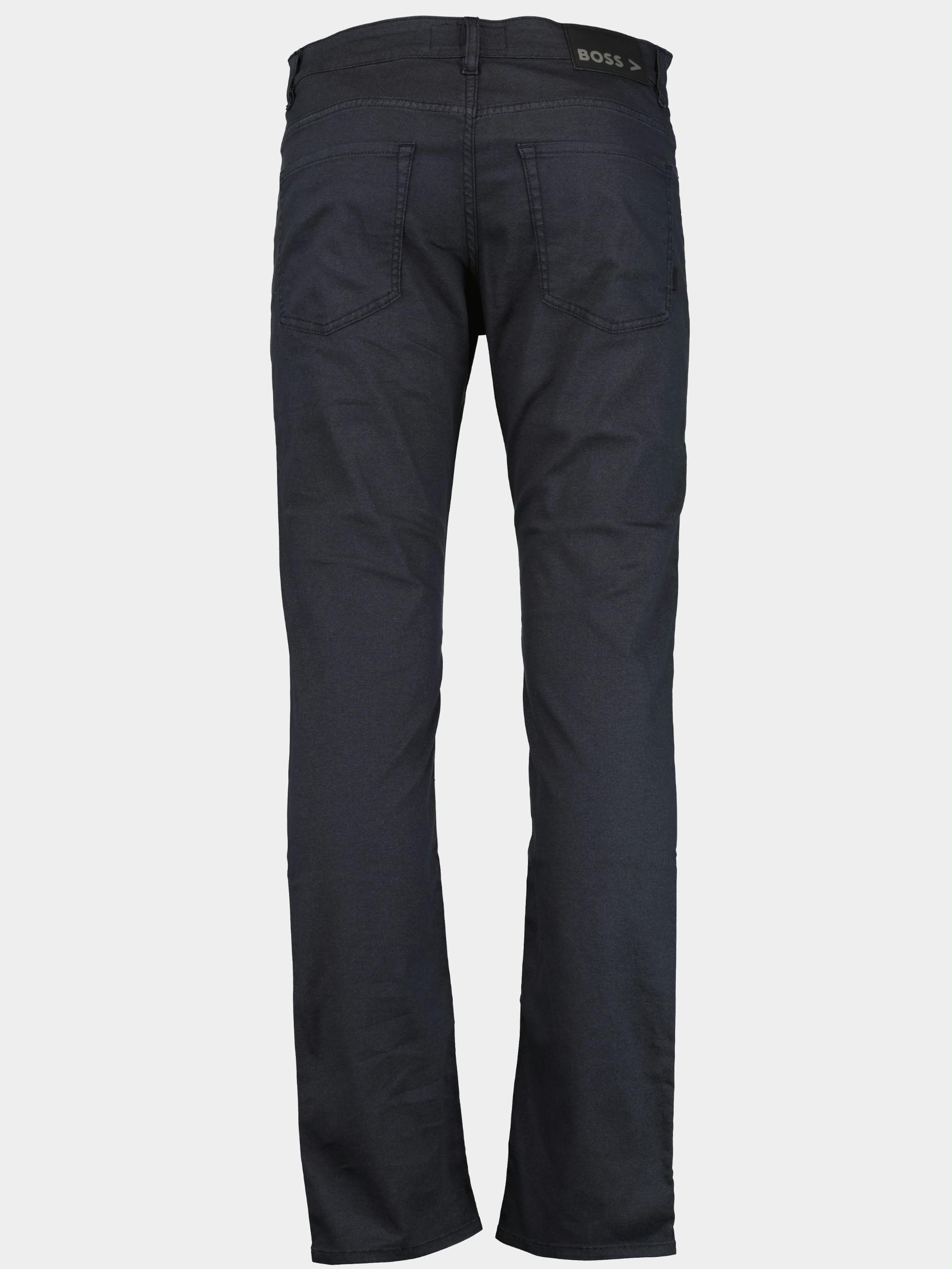 BOSS Black Katoenen 5-Pocket Blauw Delaware3-1-20 10248508 01 50490526/404