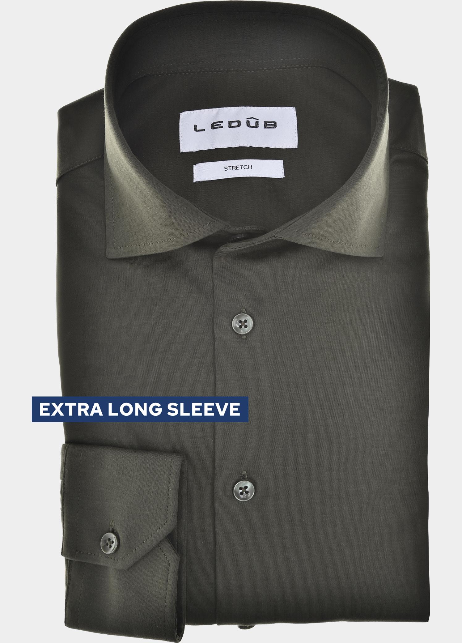 Ledub Overhemd extra lange mouw Groen  0143609/595-000-000