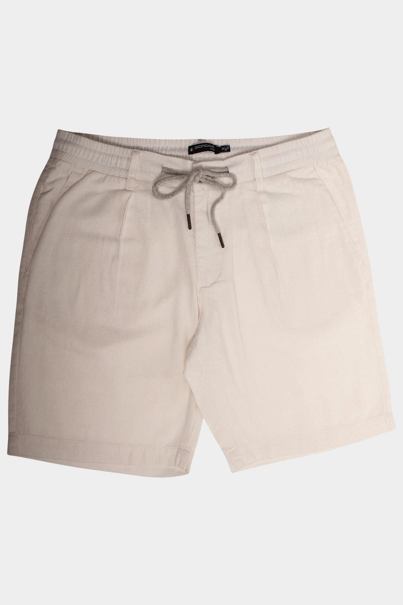 Giordano Korte Broek Wit Positano elastic short Soft w 511110/10