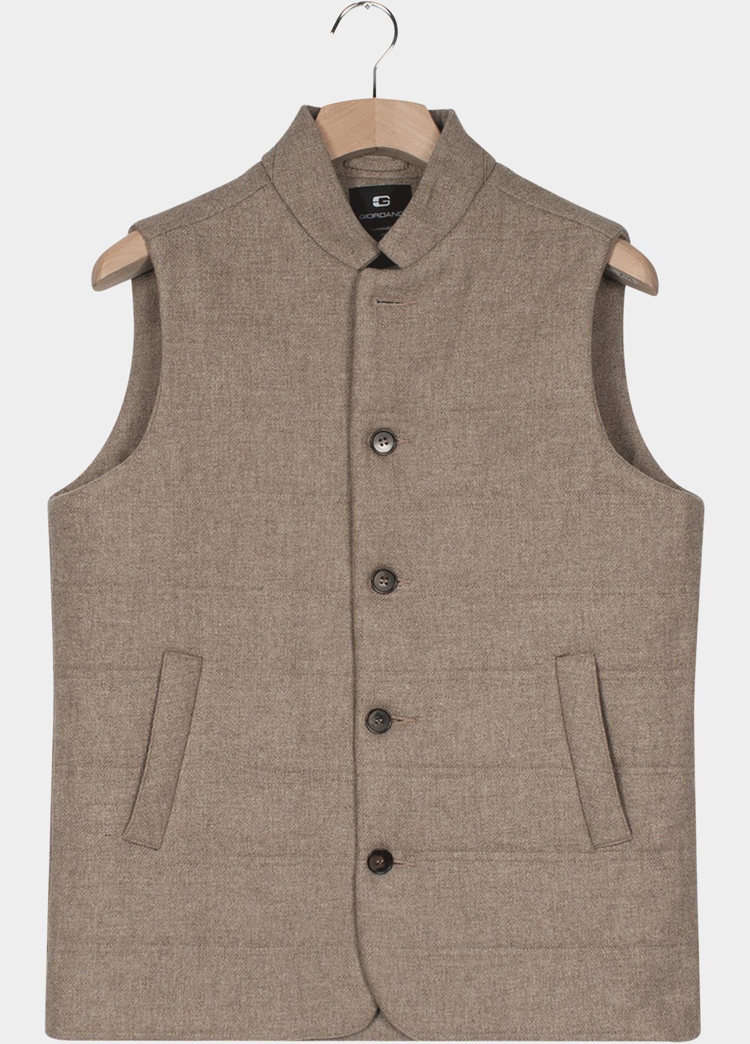 Giordano Bodywarmer Wit Owen Bodywarmer Luxury Wool T 522551/81