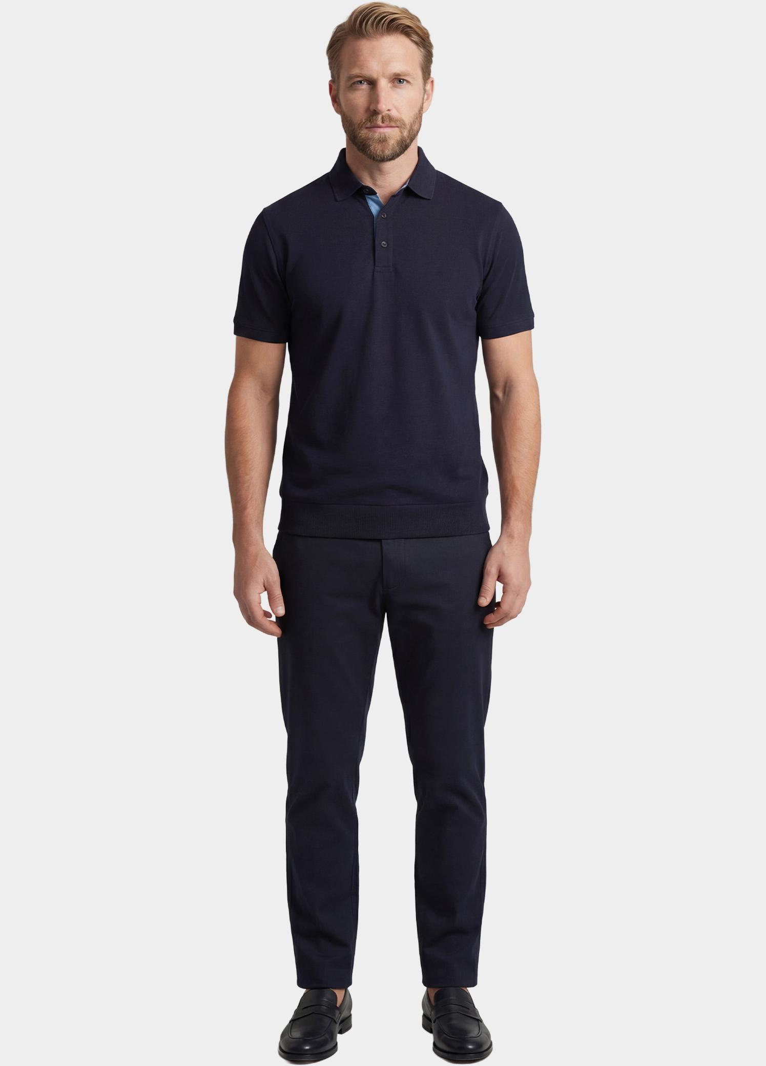 Giordano Polo heren Blauw Bolzano Short Sleeve Blouson 616577/60