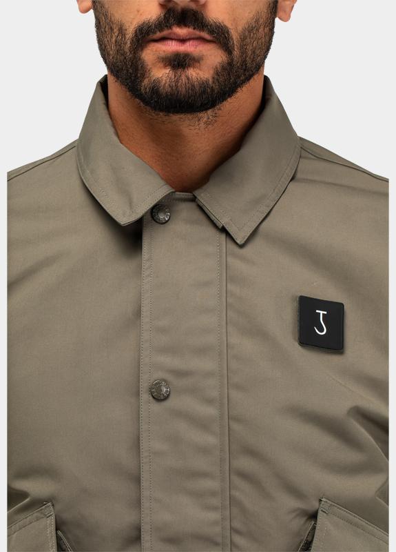 Butcher of Blue Zomerjas heren Grijs Carlos Flight Bomber M2617051/708