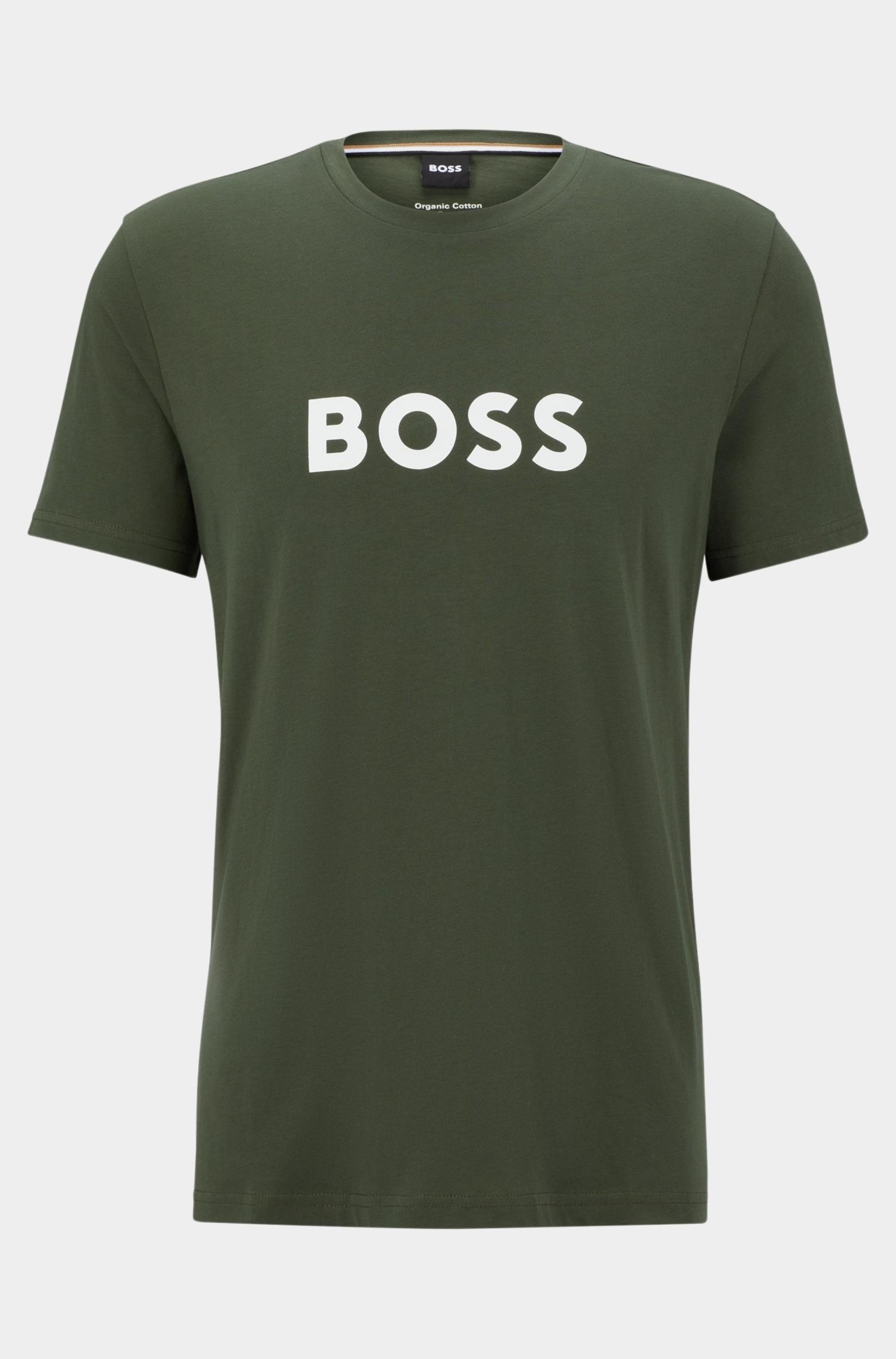 BOSS Black T-shirt korte mouw Groen T-Shirt RN 10249533 01 50491706/300