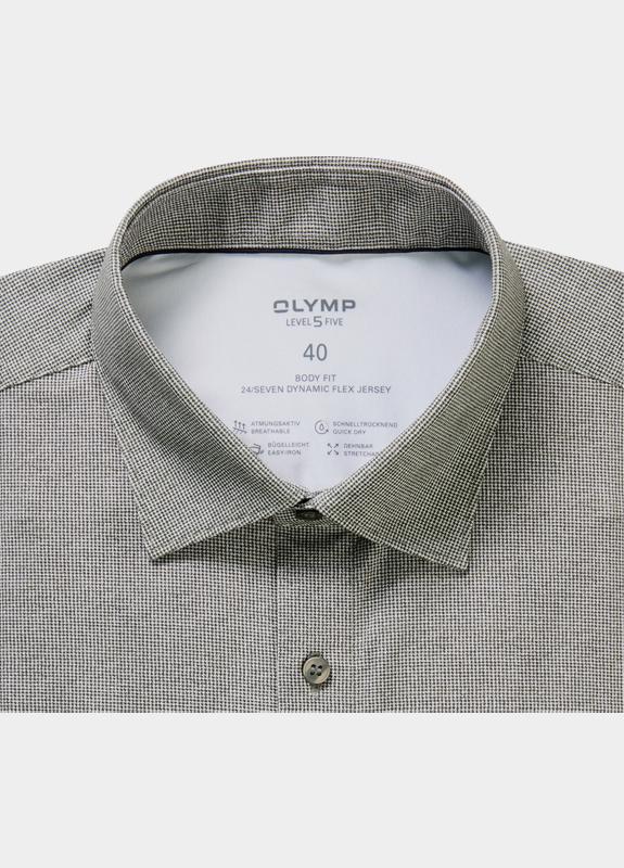 Olymp Zakelijk overhemd heren Groen Level Five 24/Seven 210614/48