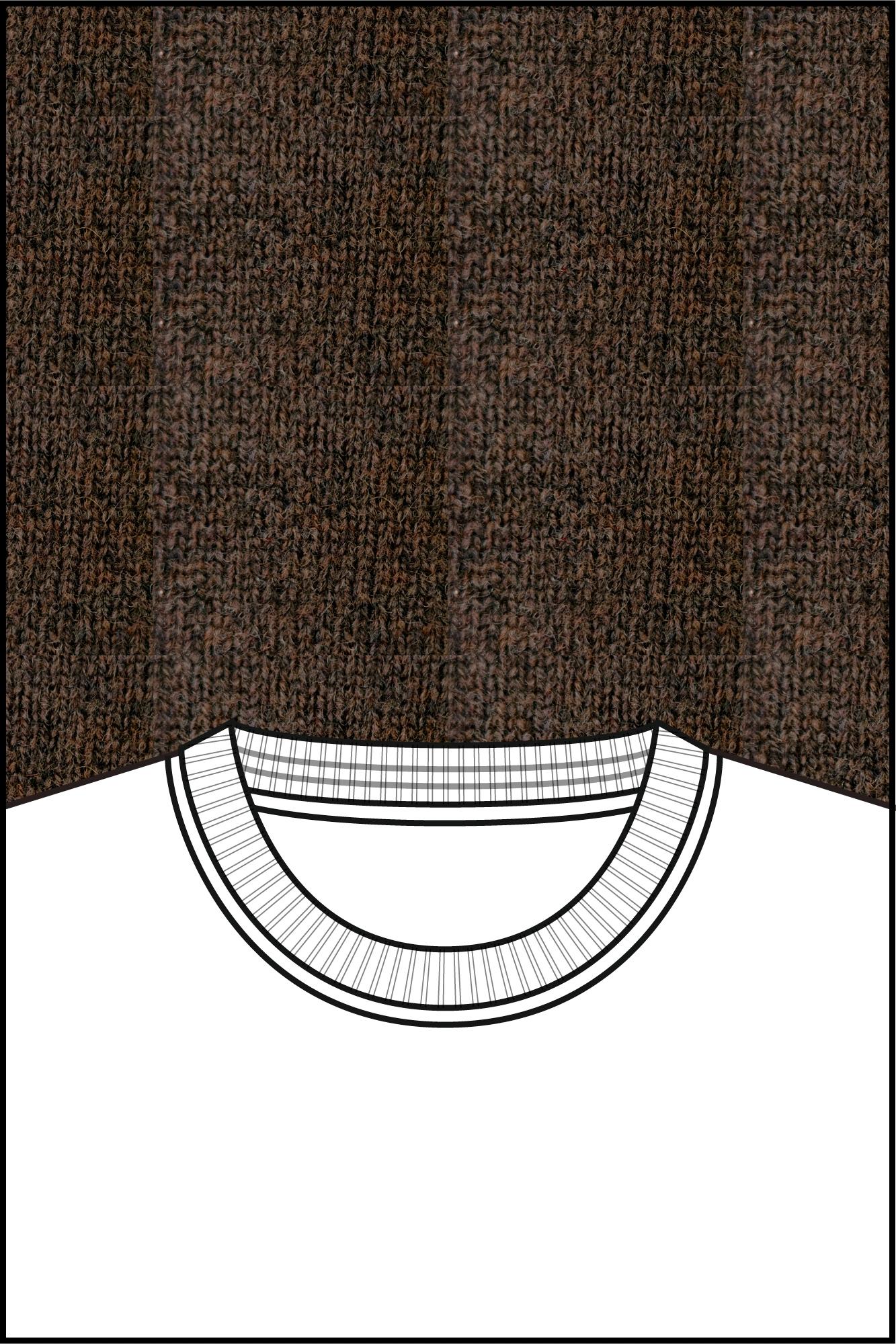 Baileys Pullover Bruin Crew Neck Pullover 10gg singl 520092/805