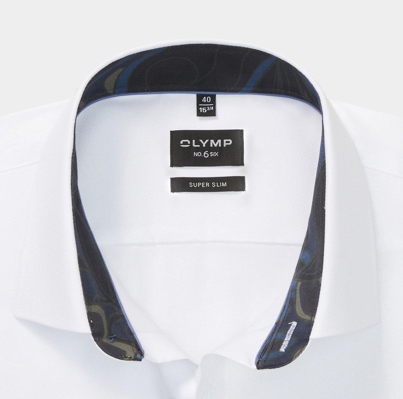 Olymp Overhemd extra lange mouw Wit No. Six 258289/00