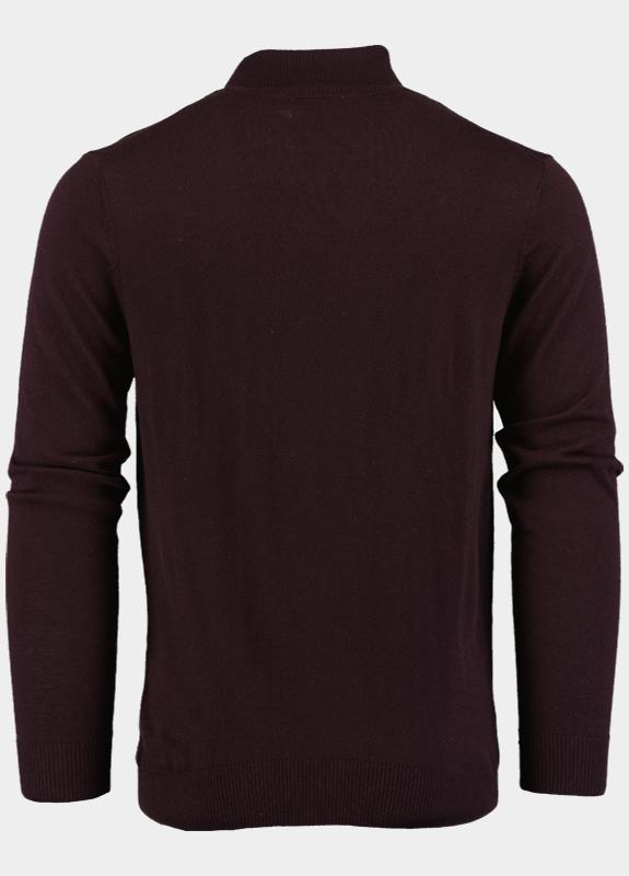 Bos Coltrui Rood Niels Rollneck Pullover Merin 25305NI13BO/690 Bordeaux