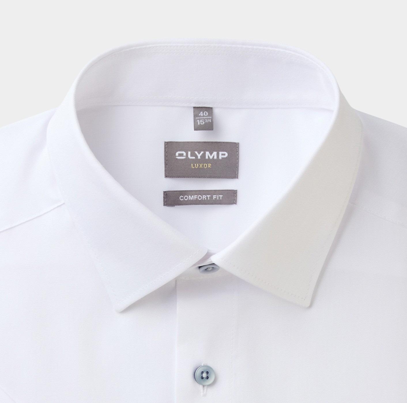 Olymp Business hemd korte mouw Wit Luxor 104172/00