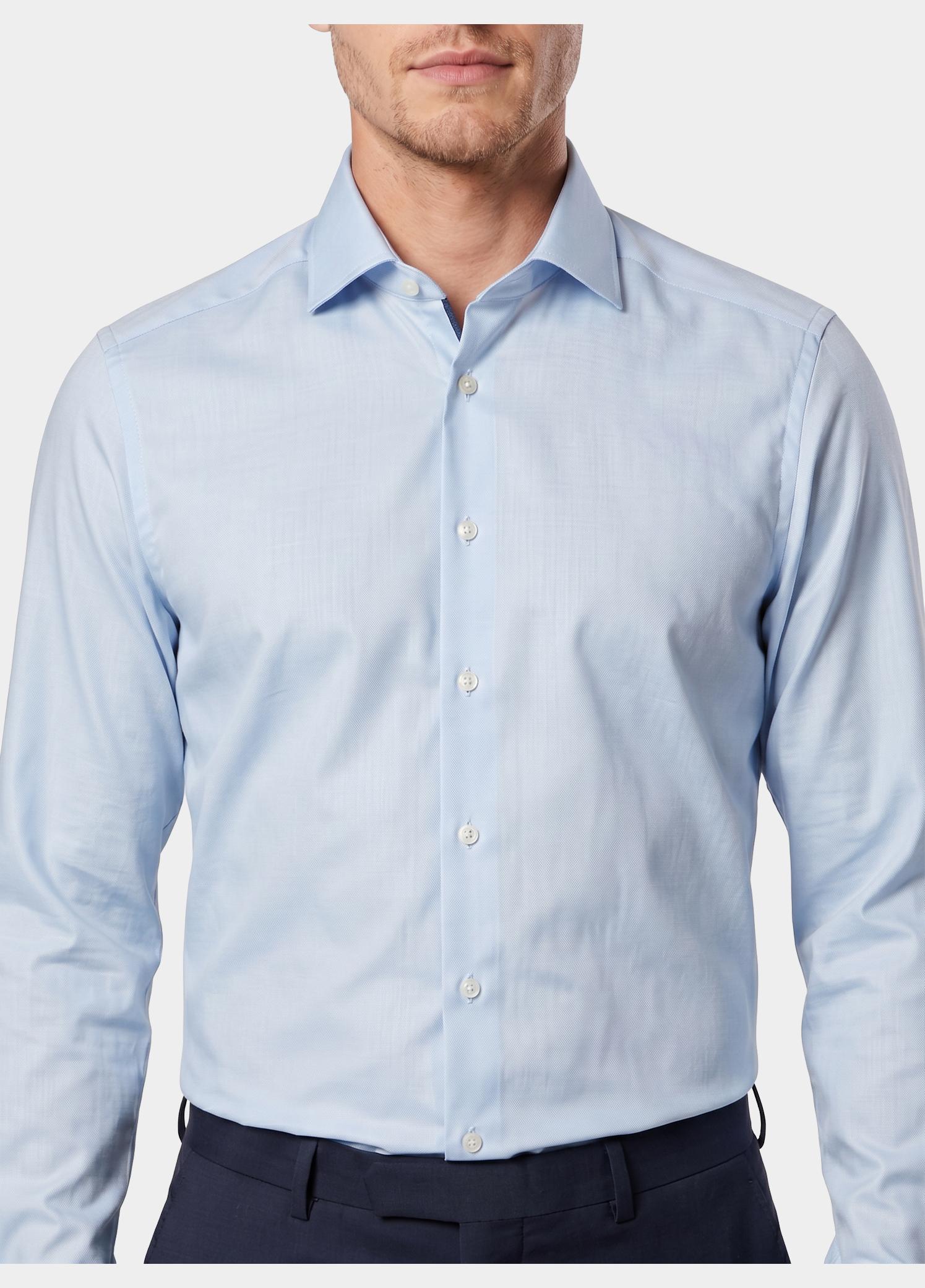 Olymp Business hemd lange mouw Blauw 1230/24 Hemden 123024/11