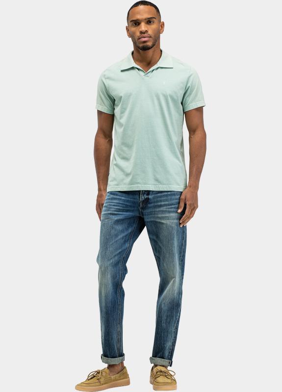 Butcher of Blue Polo korte mouw Groen Alain M2613030/118