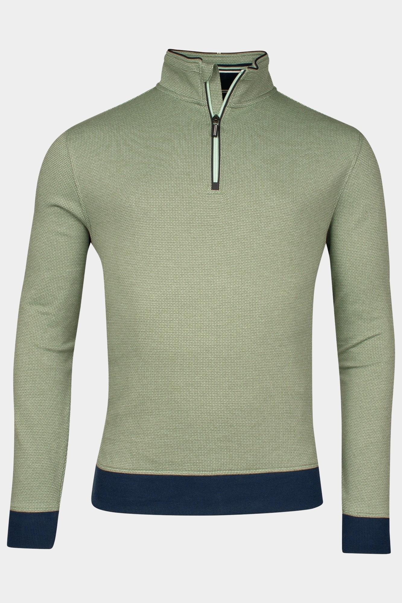 Baileys Half Zip Groen Sweatshirt 1/2 zip all over 2 513196/71