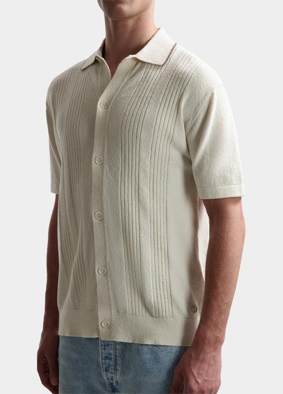 Dstrezzed Polo korte mouw Beige Daxton Shirt 421160/107