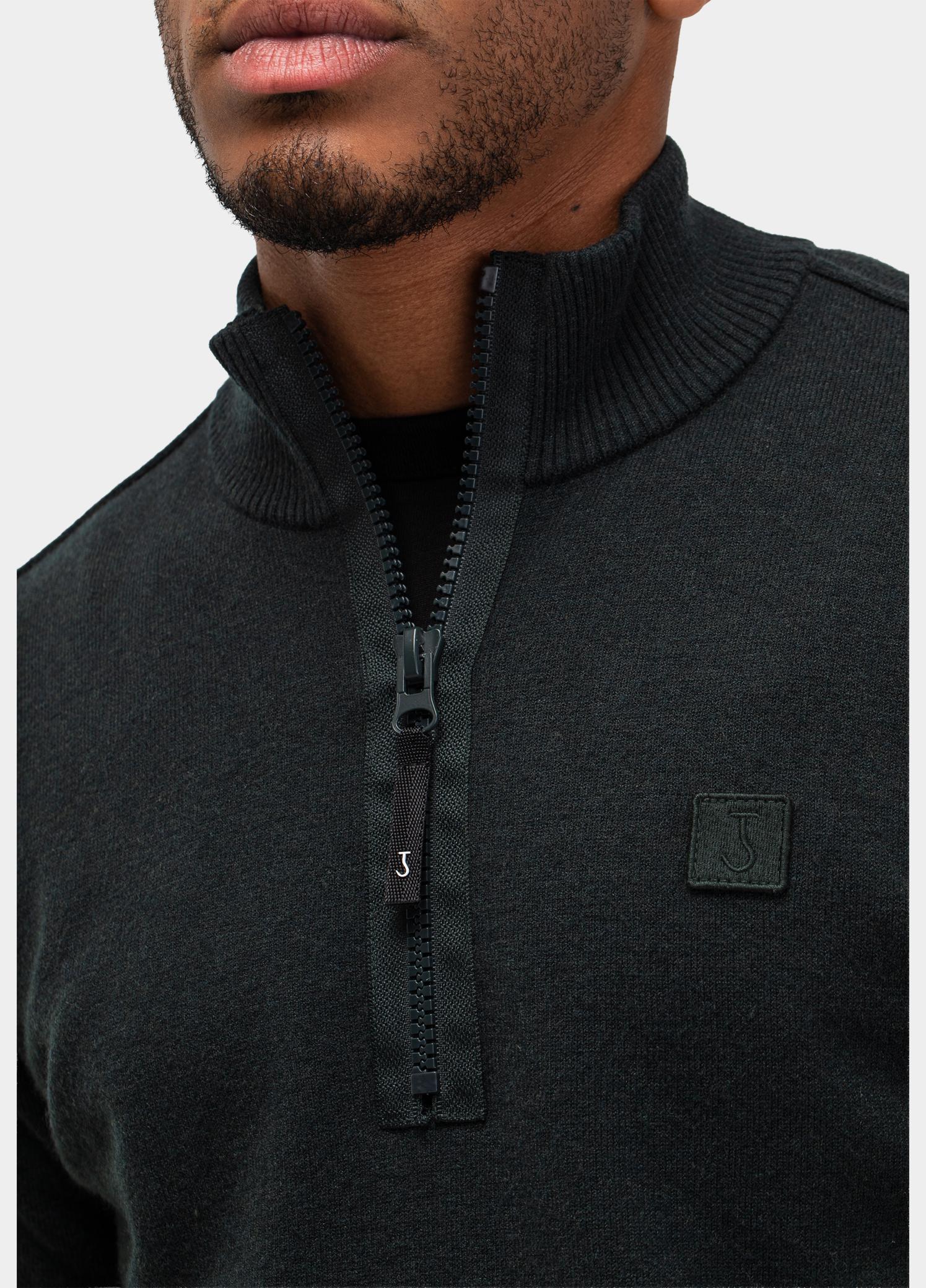 Butcher of Blue Half Zip Groen Clifden M2626100/754