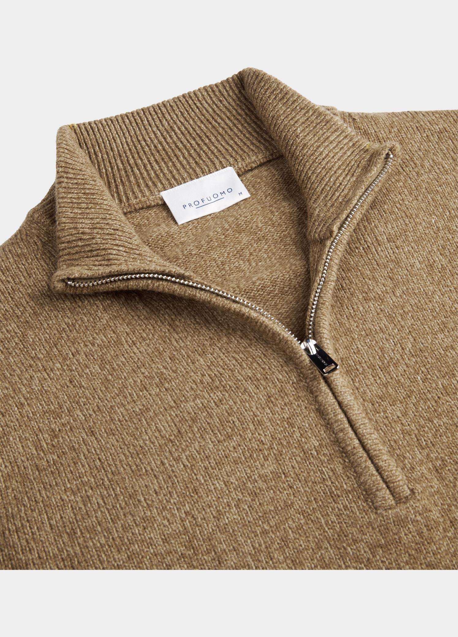Profuomo Pullover heren Bruin  PPXJ30047/B