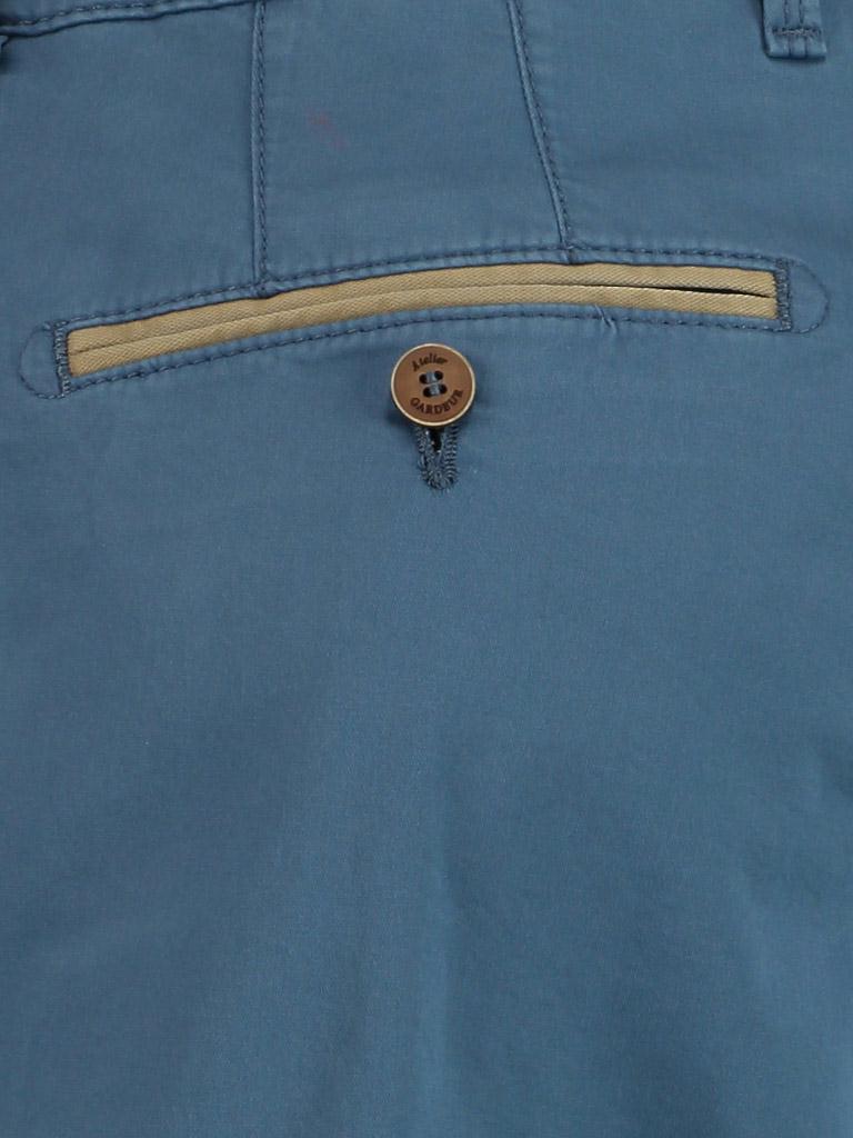 Gardeur Katoenen Broek Blauw Modern Fit Chino BENNY-3 412941/67