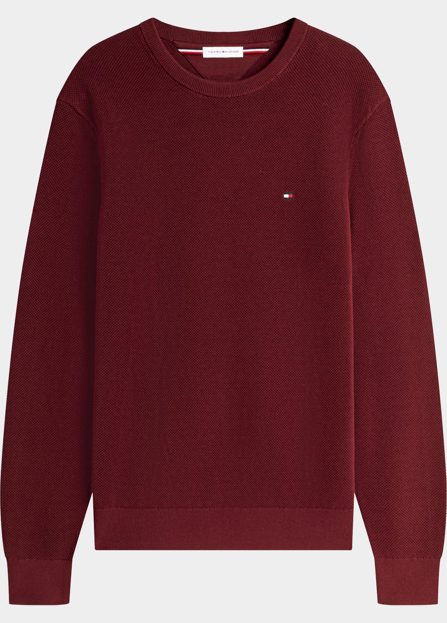 Tommy Hilfiger Pullover heren Paars ESSENTIAL STRUCTURE CREW NECK MW0MW36347/VLP