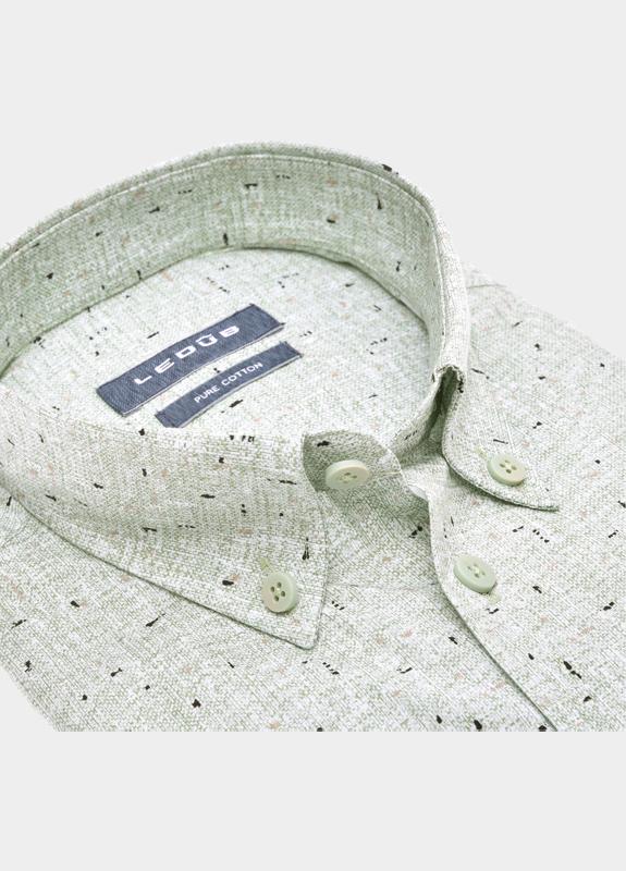 Ledub Business hemd lange mouw Groen  0142440/530-000-000
