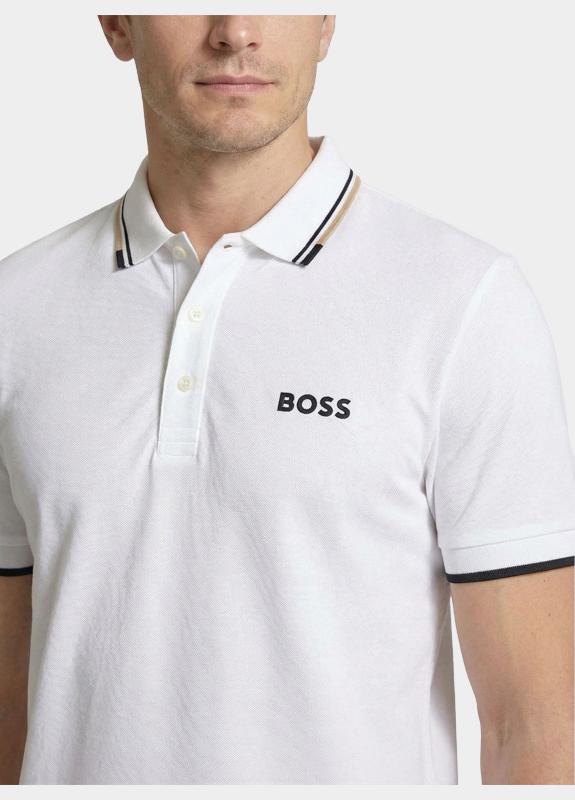 BOSS Green Polo heren Wit Paddy Pro 10226584 01 50469102/103