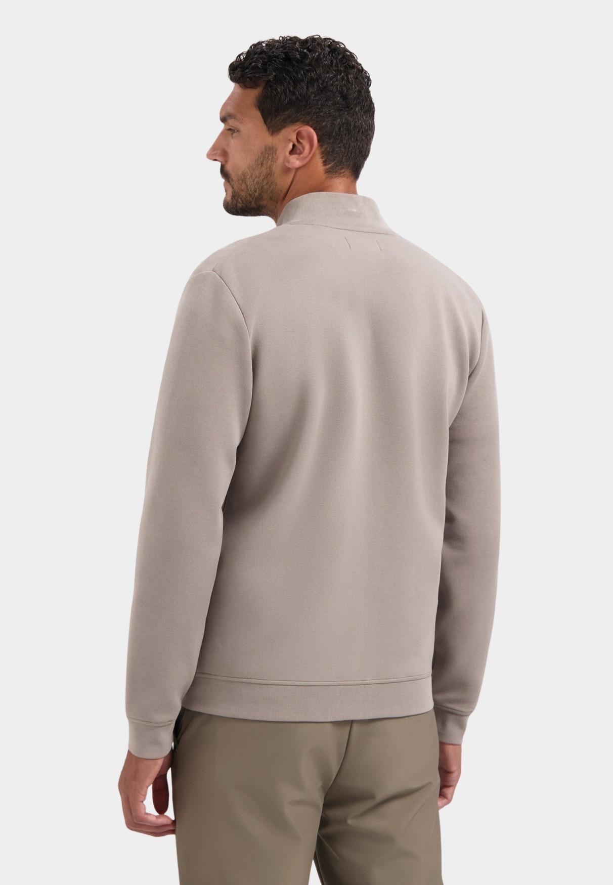No Excess sweat vest Grijs Sweater Full Zipper Pique Bom 29100806SN/018
