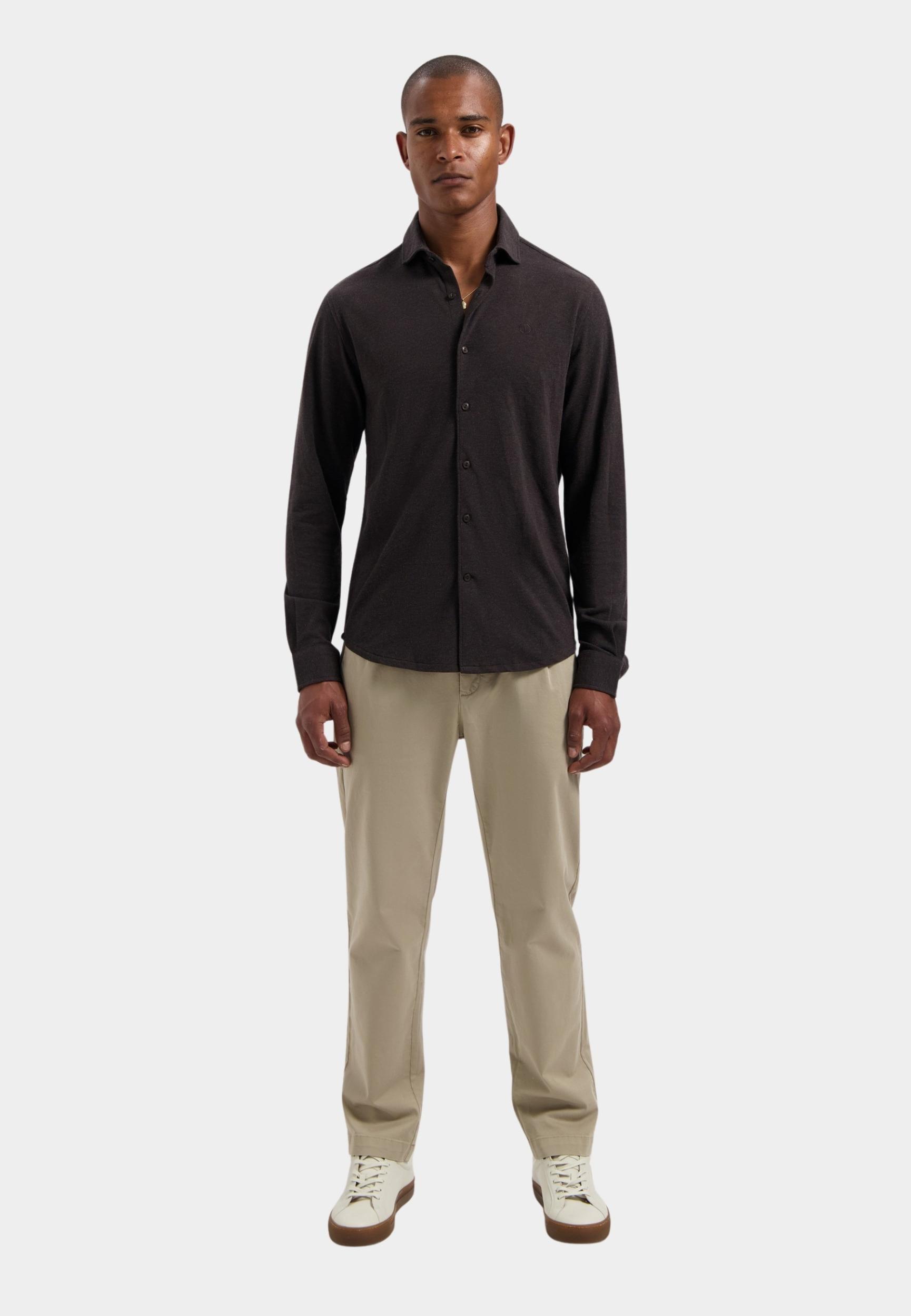 Dstrezzed Casual hemd lange mouw Bruin DS_Kirk Shirt 303714-AW25/799