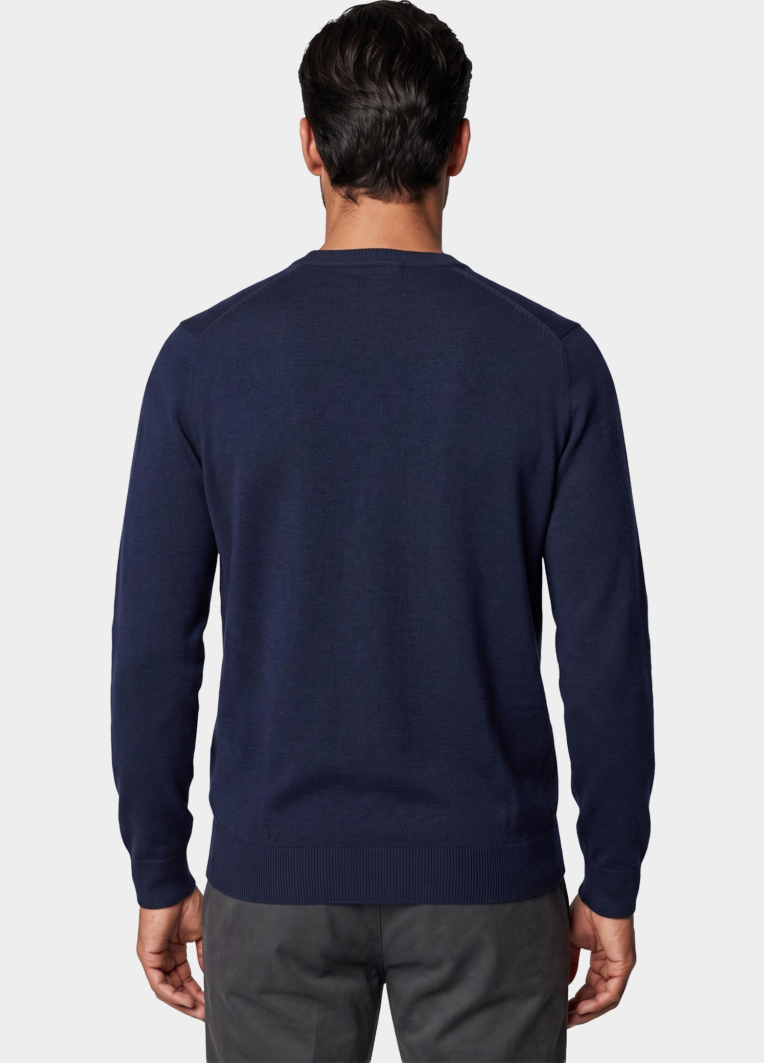 Bos Pullover heren Blauw  3050900/303