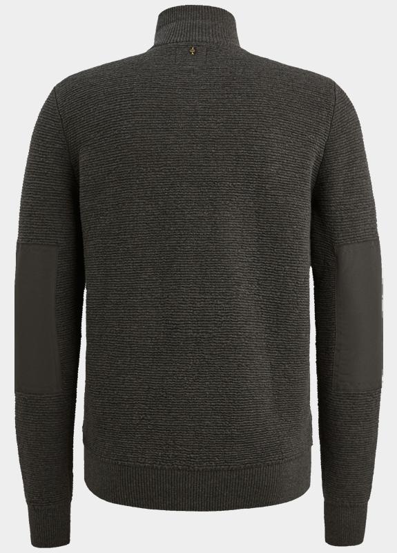 PME Legend Vest Grijs Zip jacket texture yarn PKC2510322/971