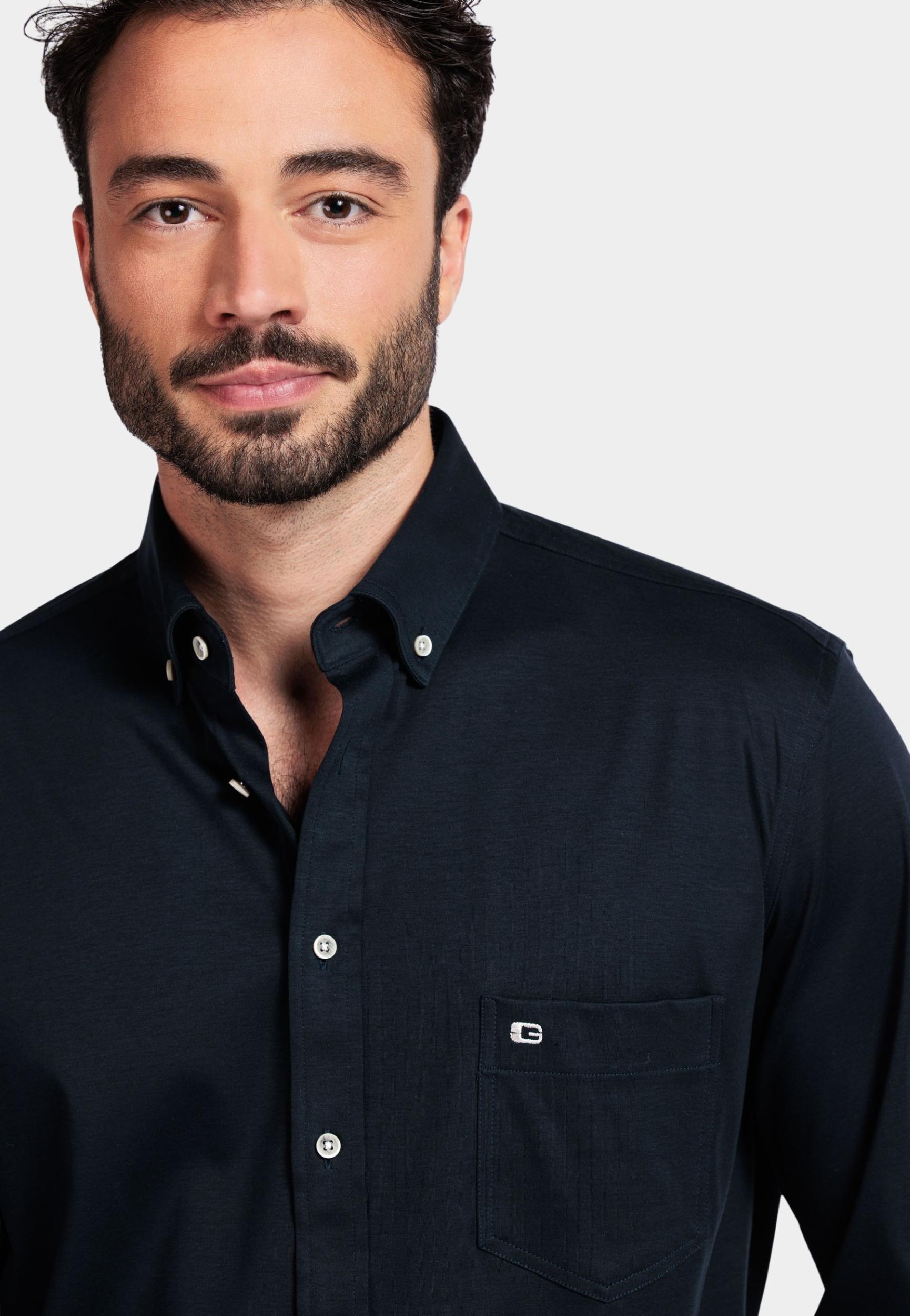 Giordano Casual hemd lange mouw Blauw Ivy long sleeve button down J NOS7078/60