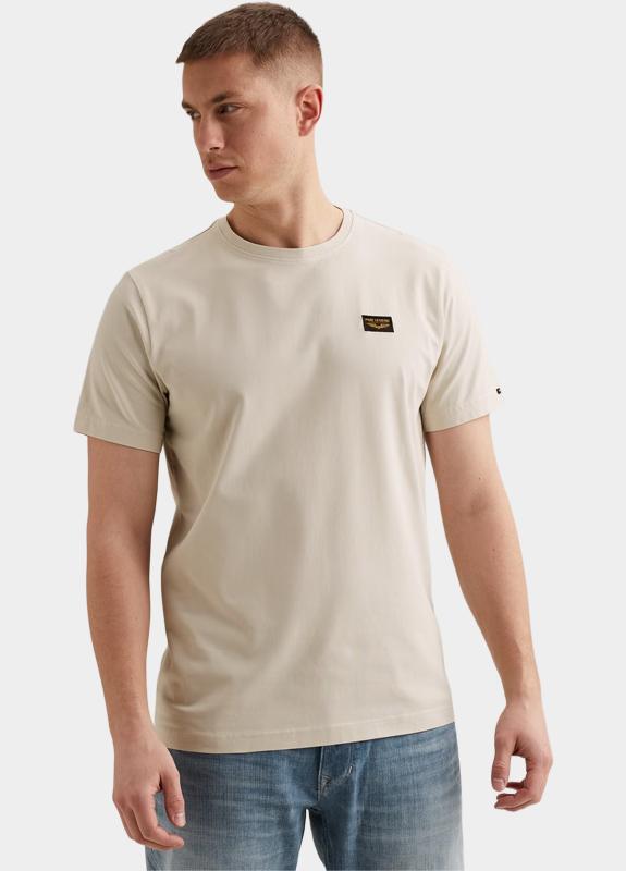 PME Legend T-shirt korte mouw Beige Short sleeve r-neck American PTSS2602599/7013