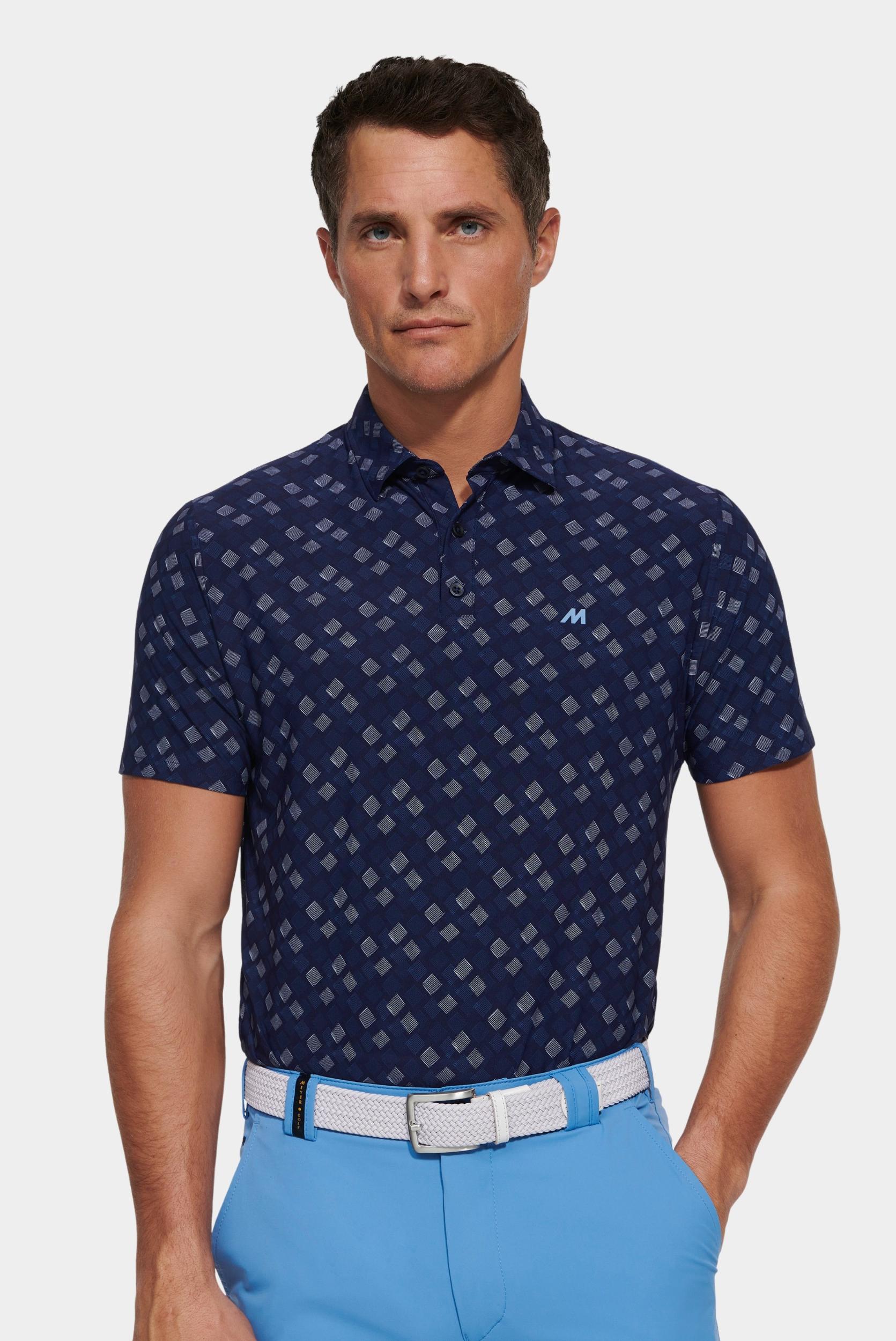 Meyer Polo korte mouw Blauw PHIL Art.9-9008 9539900800/18