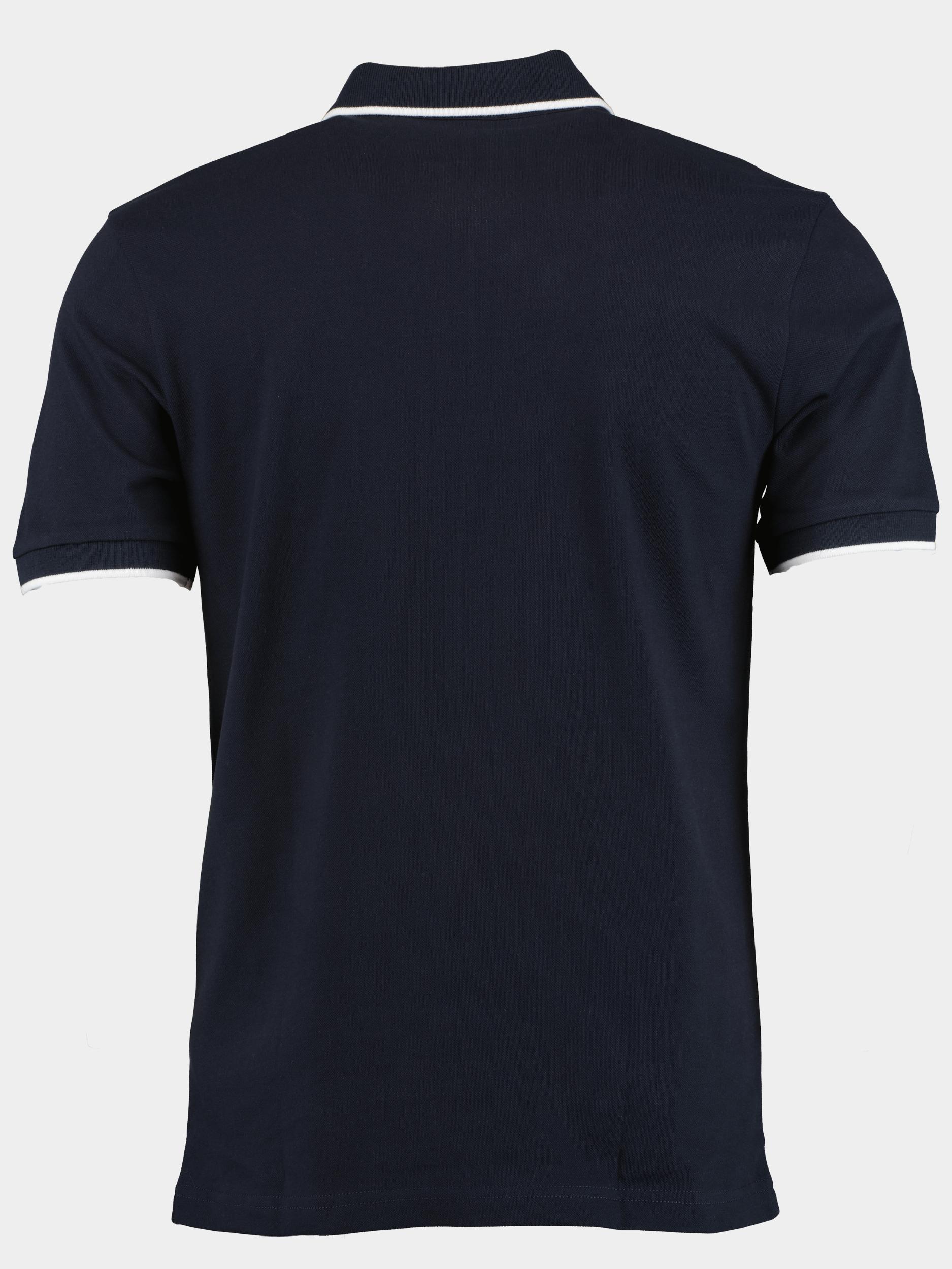 BOSS Orange Polo korte mouw Blauw Passertip 10256683 01 50507699/404