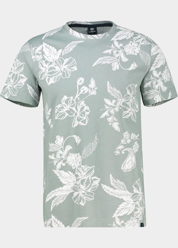 Lerros T-shirt korte mouw Grijs  2633024/228