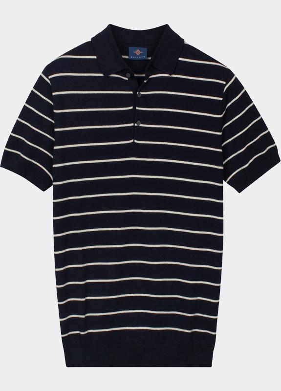 Baileys Polo heren Blauw Polo knitted SS Polo Collar b 615777/60
