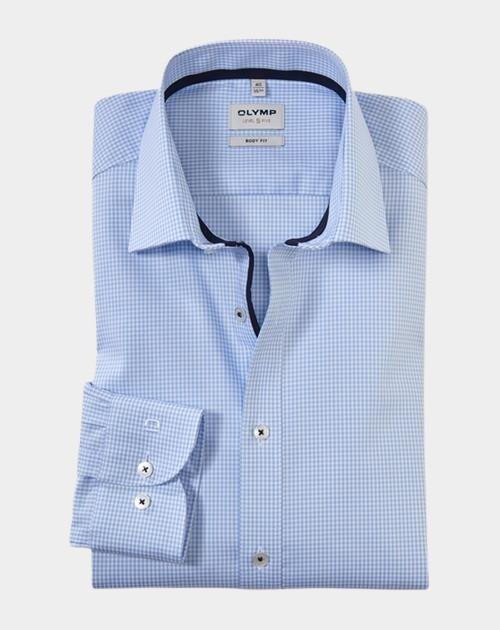 Olymp Business hemd lange mouw Blauw 0732/64 Hemden 073264/11