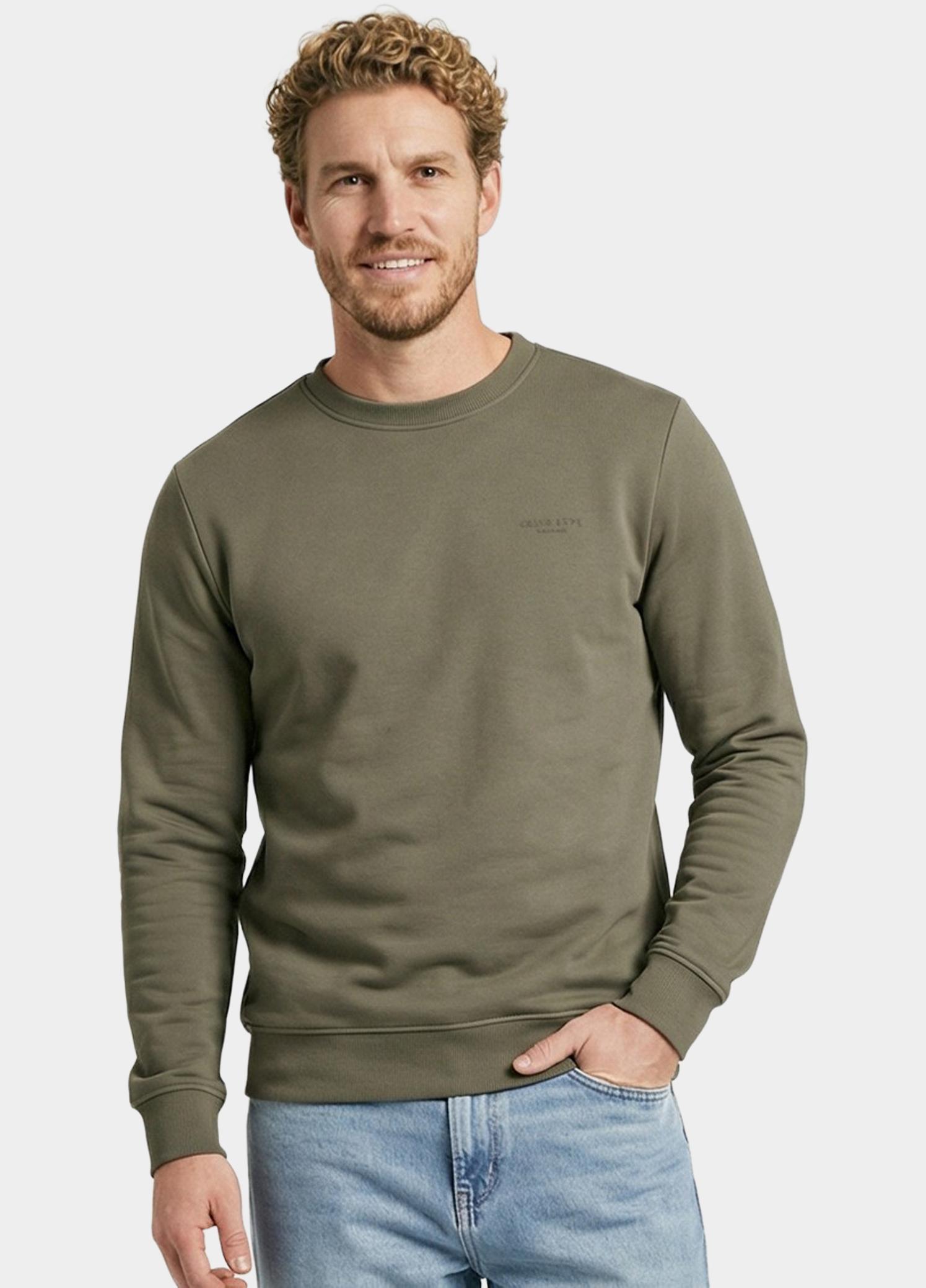 Cars Jeans Sweater Groen HENDRO SW Crew 63582/18