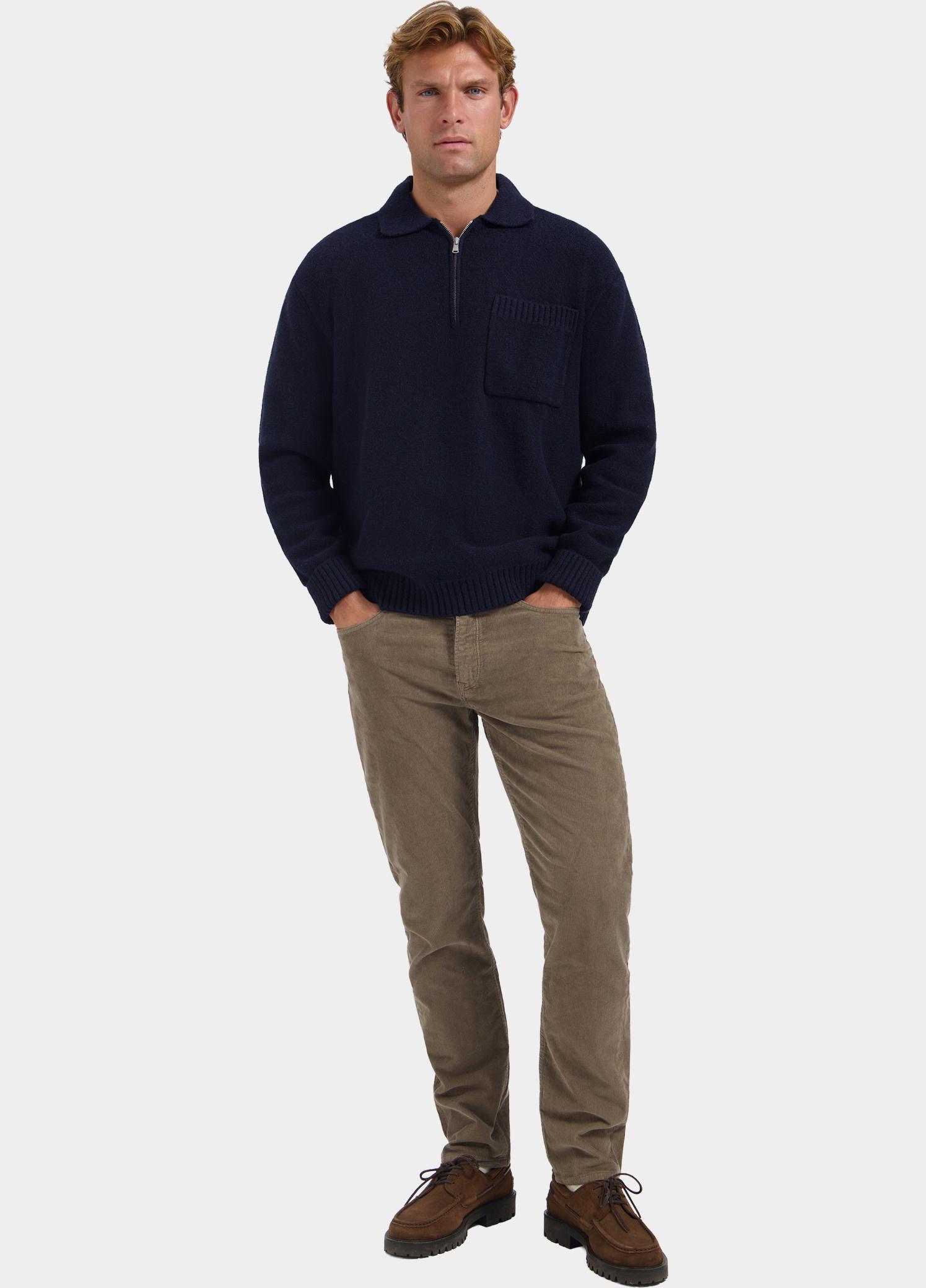 Dstrezzed Katoenen 5-Pocket Grijs Marlon 5 pocket Ribcord 502044/836