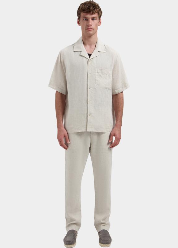 Dstrezzed Casual hemd korte mouw Beige Hero Resort Shirt 311480-SS26/253