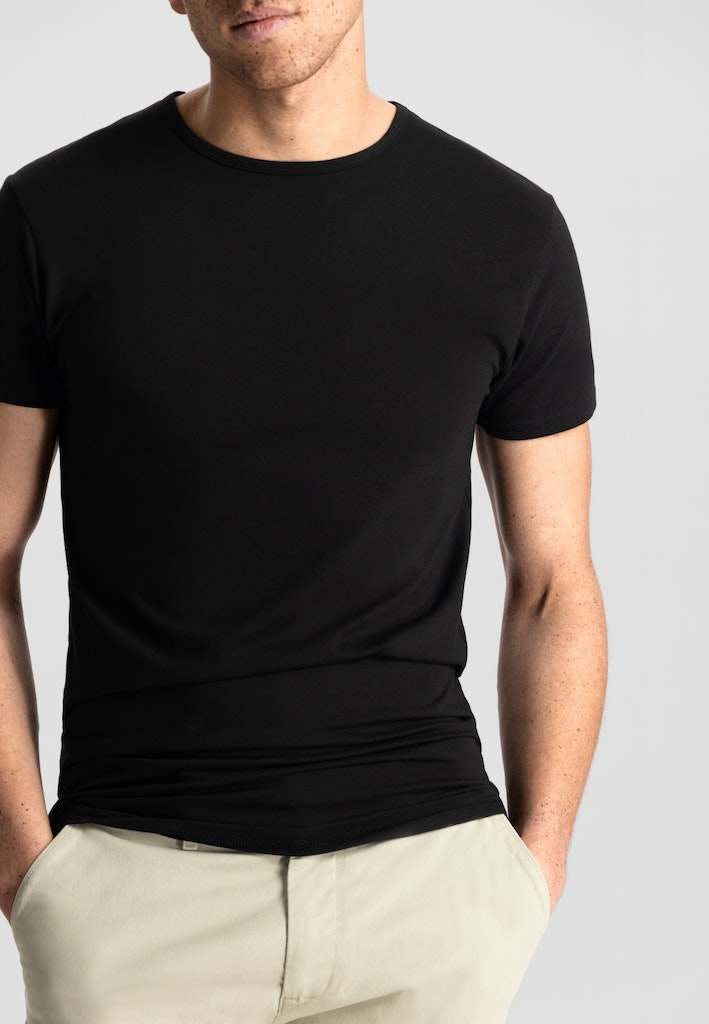 Dstrezzed T-shirt Zwart DS_Bronson 2 Pack Round Neck 707012/999