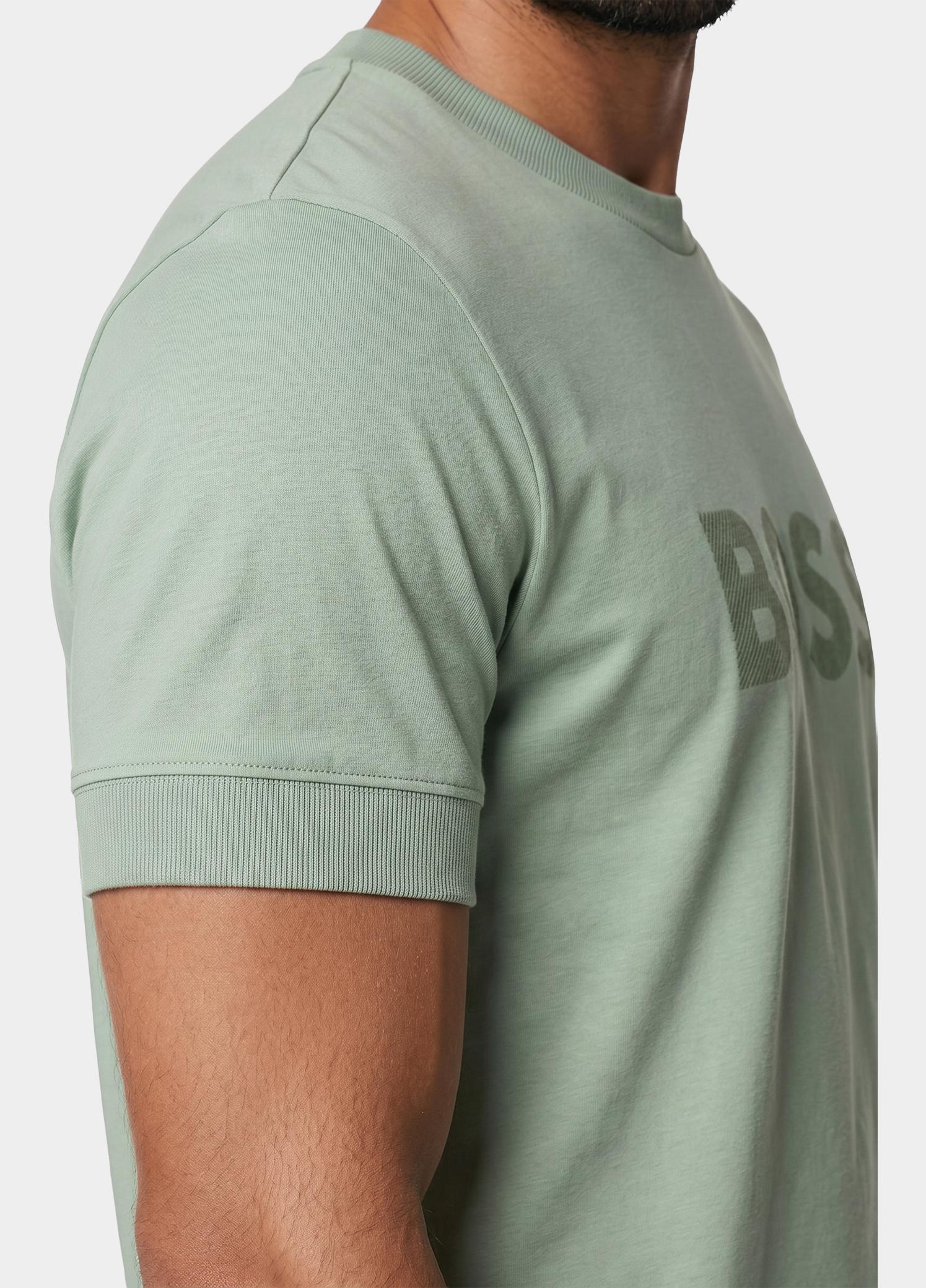 BOSS Green T-shirt heren Groen TS_Iconic Logo 10273332 01 50553636/357