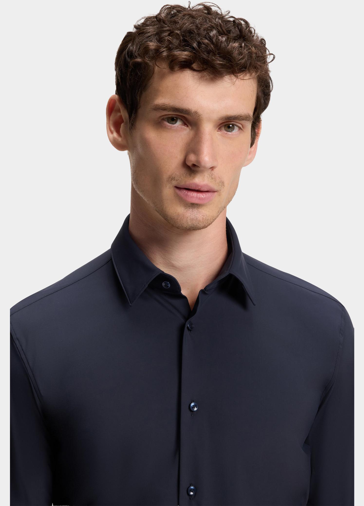 BOSS Black Business hemd lange mouw Blauw P-HANK-S-K-261 10248739 01 50555747/404