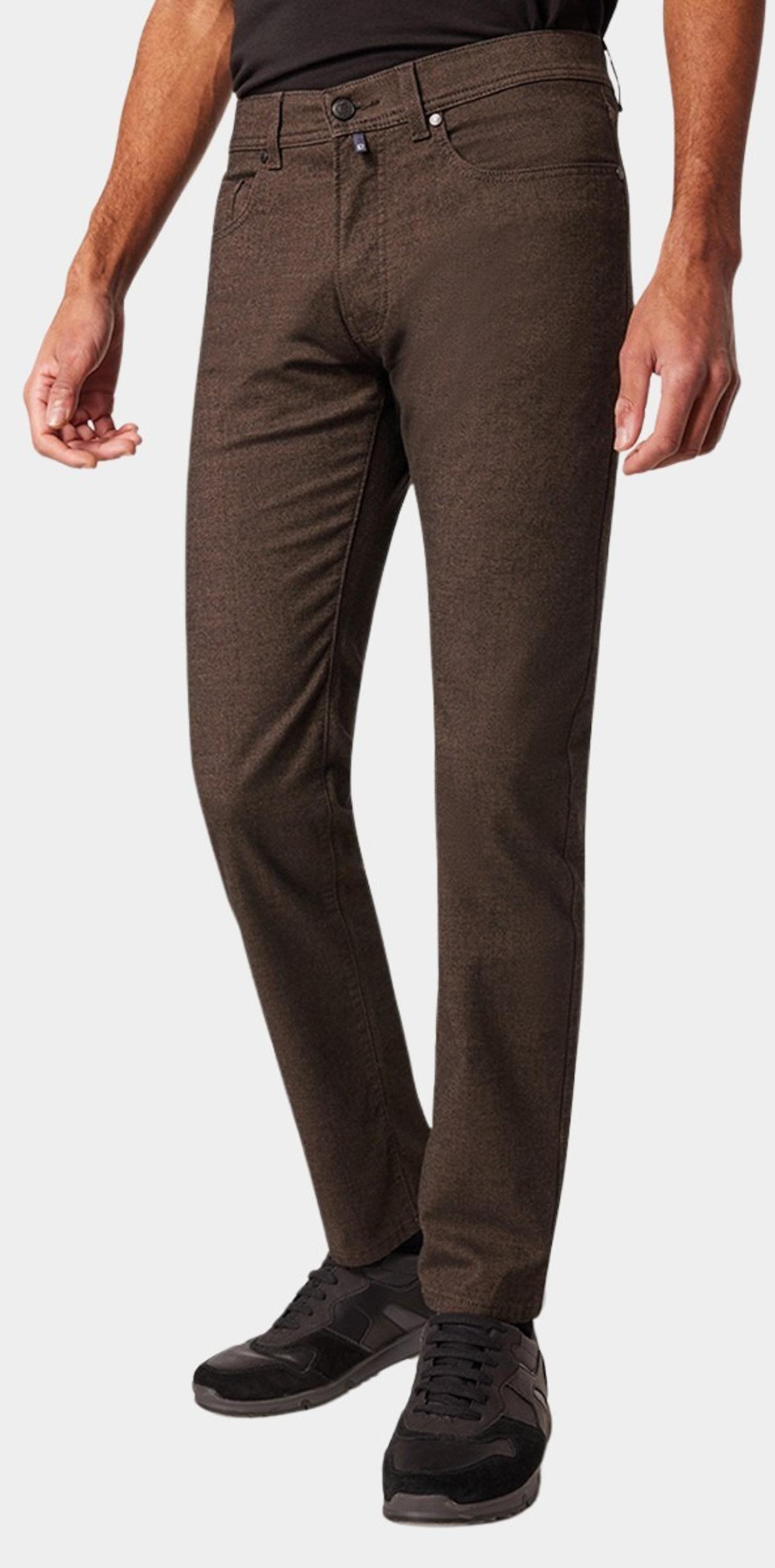 Pierre Cardin Katoenen 5-Pocket Bruin Lyon C3 34540.1050/8310