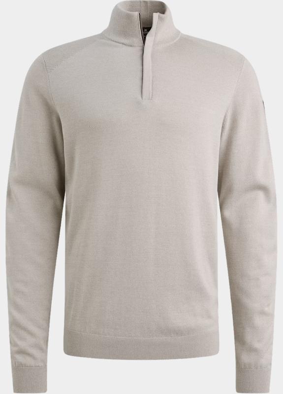 Vanguard Half Zip Grijs Half zip collar cotton modal VKW2511345/9048
